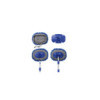 Brosse de lavage microfibre chenille manche télescopique 1,65 m bleu