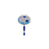Brosse de lavage microfibre chenille manche télescopique 2,5 m bleu