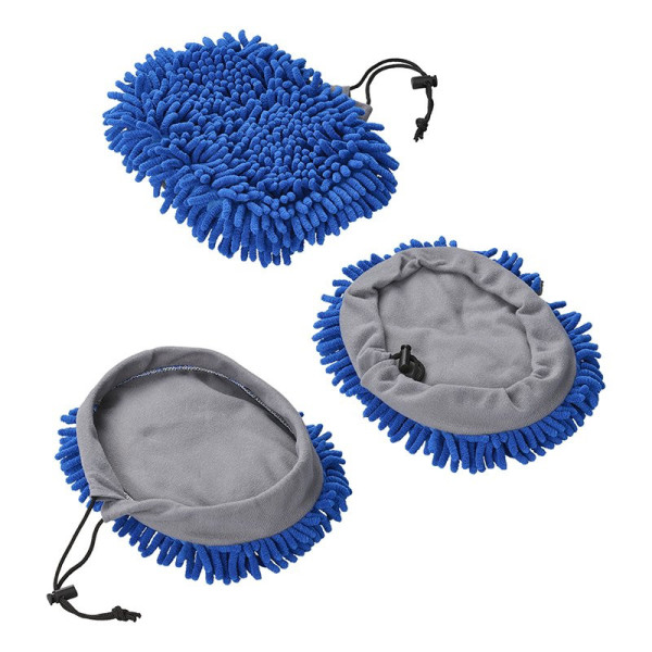 Housse en microfibre chenille pour brosse de lavage 150650V01/150652V01 bleu