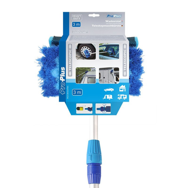 Brosse de lavage Heavy Duty manche télescopique 3 mètres