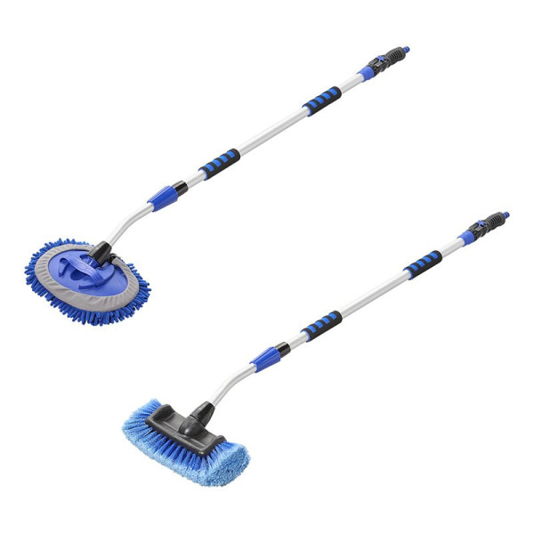 90 m avec microfibre chenille et brosse de lavage 3D