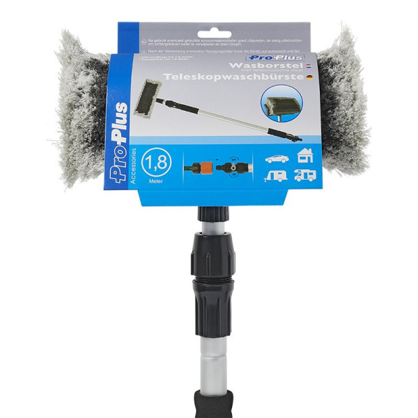 Brosse de lavage manche télescopique 1,8 mètres