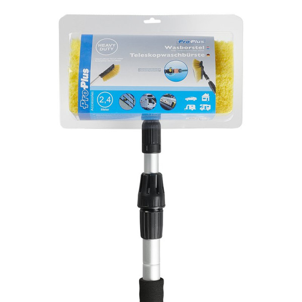 Brosse de lavage Heavy Duty manche télescopique 2,4 mètres