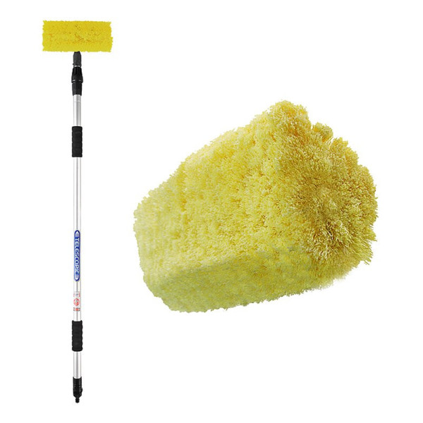 Brosse de lavage 3D manche télescopique 2