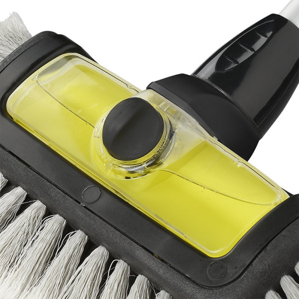 Brosse de lavage 3D avec réservoir de shampooing manche télescopique 2,5 mètre