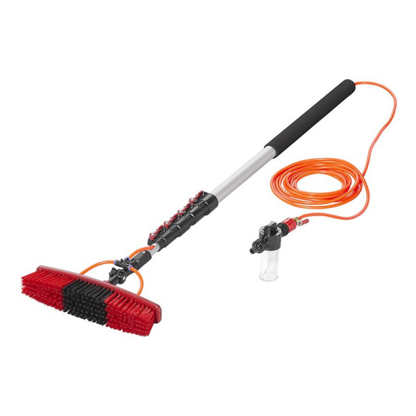 Brosse de lavage Heavy Duty manche télescopique 116 - 450 cm cm avec distributeur de savon