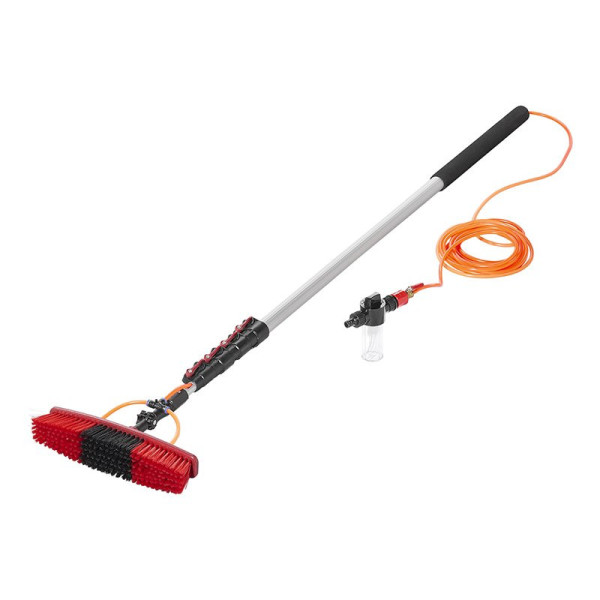 Brosse de lavage Heavy Duty manche télescopique 166 - 700 cm cm avec distributeur de savon