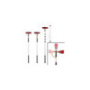 Brosse de lavage Heavy Duty manche télescopique 166 - 700 cm cm avec distributeur de savon