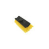 Tête de brosse meuble pour les brosses de lavage télescopique noir/jaune