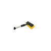 Tête de brosse meuble pour les brosses de lavage télescopique noir/jaune