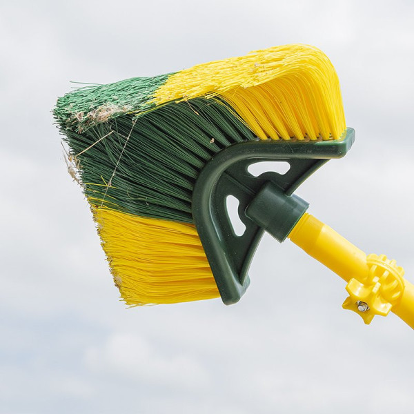 Brosse en toile d'araignée avec manche télescopique réglable 3,6 mètre