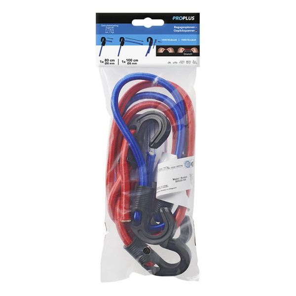 Tendeurs elastiques ajustable 80 + 100cm