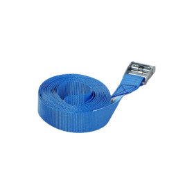 Sangle d'arrimage bleu avec boucle de serrage 5 mètres
