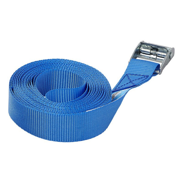 Sangle d'arrimage bleu avec boucle de serrage 5 mètres
