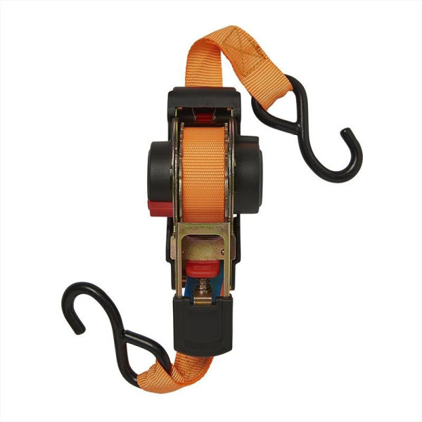 Sangle d'arrimage avec tendeur à cliquet + 350cm 320kg auto-enroulante