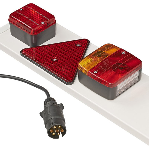 Rampe d'éclairage de remorque avec feu anti-brouillard + 9M câble