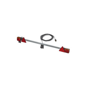 Rampe d'éclairage de remorque 140-200cm télescopique + 12M câble