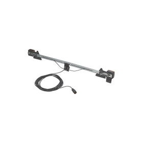 Rampe d'éclairage de remorque 140-200cm télescopique + 12M câble