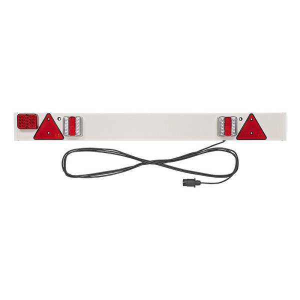 Rampe d'éclairage de remorque 2x 14 LED avec feu anti-brouillard + 6M câble