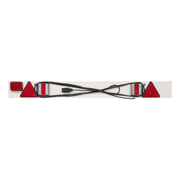 Rampe d'éclairage de remorque 2x 14 LED avec feu anti-brouillard + 6M câble