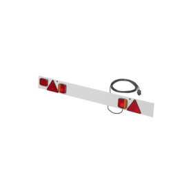Rampe d'éclairage de remorque 2x 20 LED avec feu anti-brouillard + 6M câble