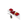 Rampe d'éclairage de remorque 2x 20 LED avec feu anti-brouillard + 6M câble