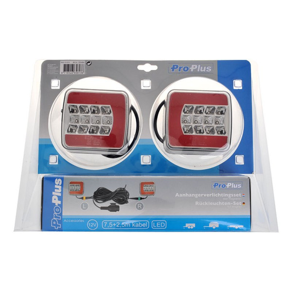 Kit d'éclairage LED 4F magnéthique 7,5+2,5M câble 13P