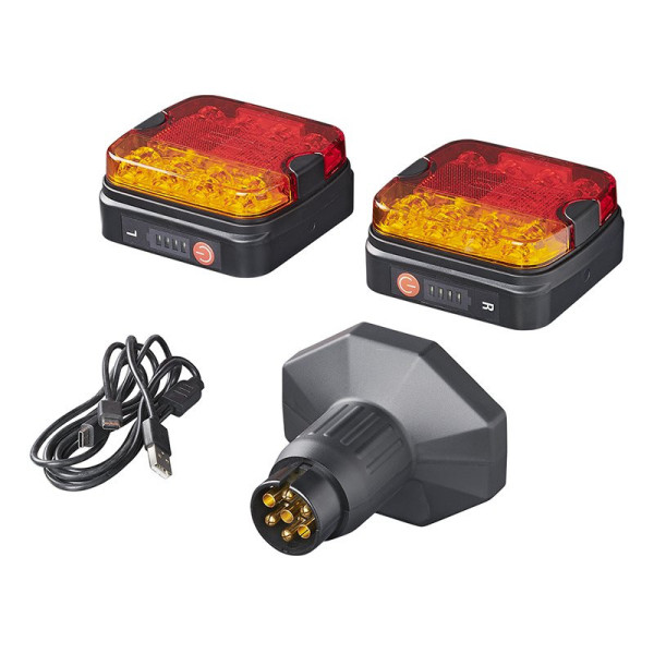 Kit d'éclairage LED magnétique sans fil (Bluetooth) 7-pôles