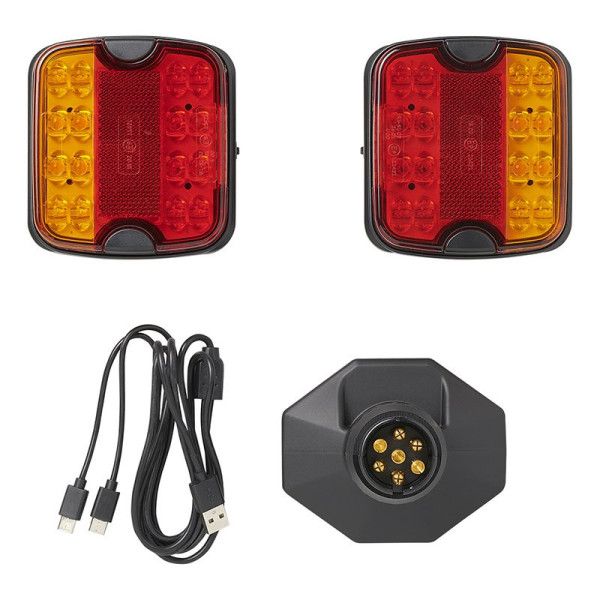 Kit d'éclairage LED magnétique sans fil (Bluetooth) 7-pôles