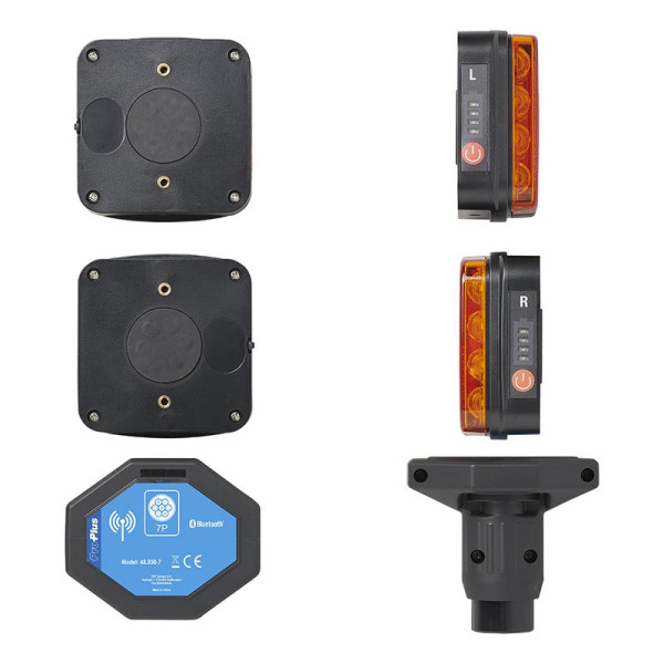 Kit d'éclairage LED magnétique sans fil (Bluetooth) 7-pôles