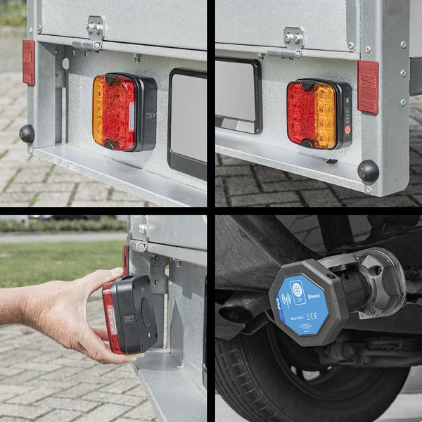Kit d'éclairage LED magnétique sans fil (Bluetooth) 7-pôles