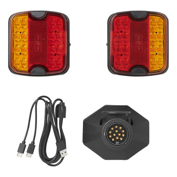 Kit d'éclairage LED magnétique sans fil (Bluetooth) 13-pôles