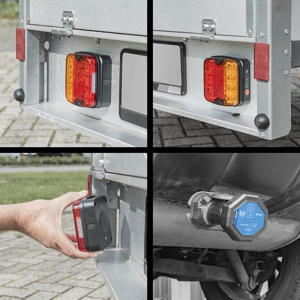 Kit d'éclairage LED magnétique sans fil (Bluetooth) 13-pôles