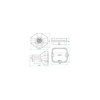 Kit d'éclairage LED magnétique sans fil (Bluetooth) 13-pôles