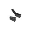 Coffre de rangement pour remorque en plastique 25L 565 x 245 x 290mm incl