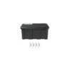 Coffre de rangement pour remorque en plastique 25L 565 x 245 x 290mm incl