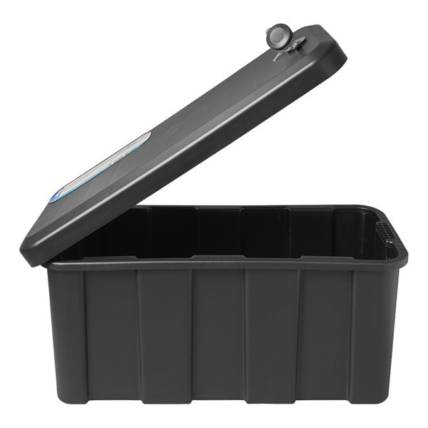 Coffre de rangement pour remorque en plastique 25L 565 x 245 x 290mm incl