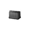 Coffre de rangement pour remorque en plastique 320x630xH355mm incl