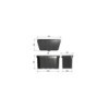 Coffre de rangement pour remorque en plastique 320x630xH355mm incl