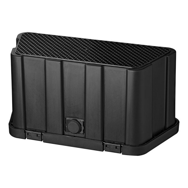 Coffre de rangement pour remorque en plastique 45L avec serrure à combinaison
