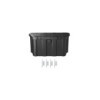 Coffre de rangement pour remorque en plastique 45L avec serrure à combinaison