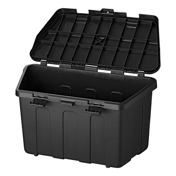 Coffre de rangement pour remorque en plastique 320x630xH355mm excl