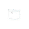 Boîte à outils aluminium pour remorque 700/380 x 240 x H420 mm