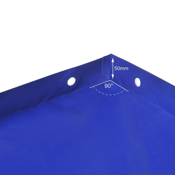 Bâche plate remorque avec le cord elastique 2075x1140x50mm