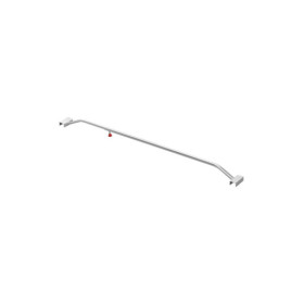 Support de bâche aluminium réglable 108-146 cm pour bâche de remorque
