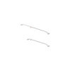 Support de bâche aluminium réglable 108-146 cm pour bâche de remorque