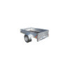 Support de bâche aluminium réglable 108-146 cm pour bâche de remorque