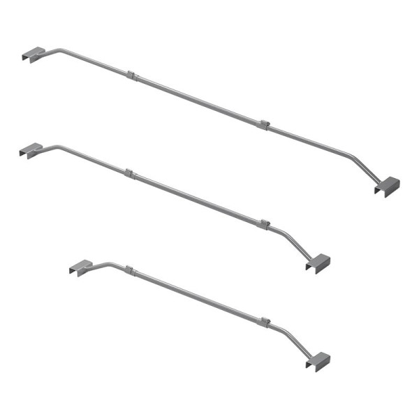 Support de bâche réglable 100-155 cm pour bâche de remorque