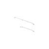 Supports de bâche aluminium réglables 132-204cm pour bâche plate de remorque