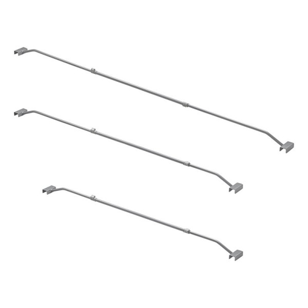Support de bâche réglable 152-220 cm pour bâche de remorque